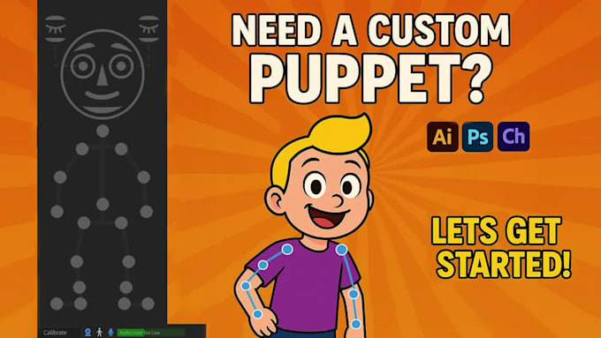 Create Custom Adobe Character Animator Puppet Rigging Design By Sumaira
