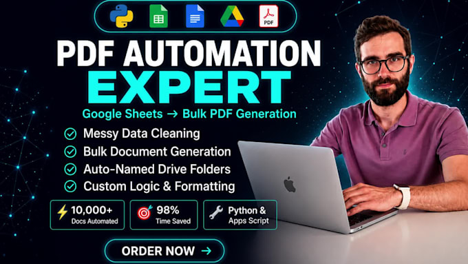 automate PDF generation from google sheets and excel