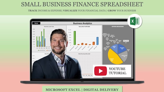 send a small business finance tracker excel spreadsheet