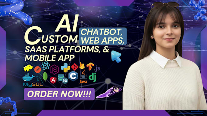 develop ai apps, ai saas, ai website and ai bots