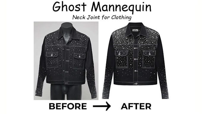 do ghost mannequin, invisible mannequin and neck joint