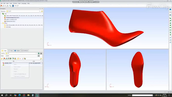 create custom 3d shoe last for sneakers, boots, heels