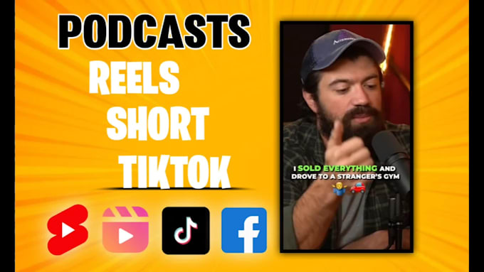 edit your podcast into short from video clips