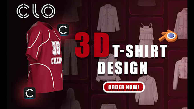 make high end 3d clothing design from 2d ideas
