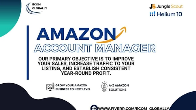 be your pro amazon account manager, pl amazon fba virtual assistant