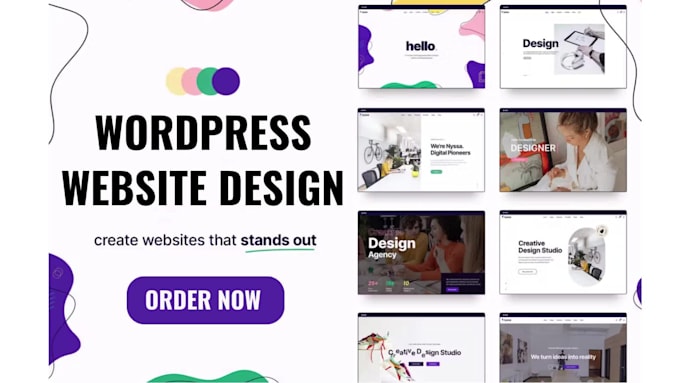 design a modern saas or tech startup wordpress website and app landing page
