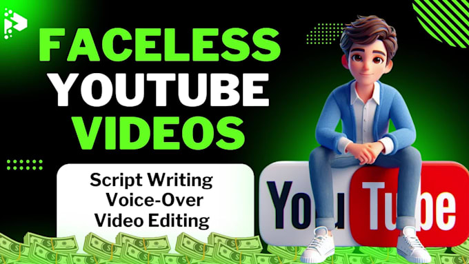 do script writing, voice over, cash cow video editing