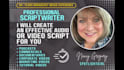 create an effective professional video or audio script for you