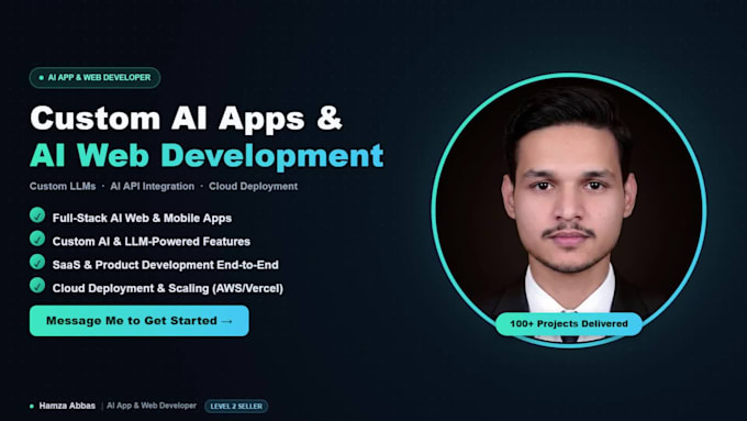 build ai software, chatbots, ml, nlp, llm apps, ai web software developer