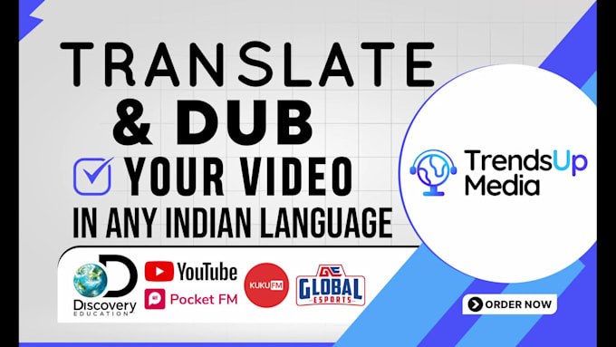 translate and dub your video in any indian language