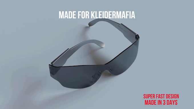 design 3d glasses, eyewear and sunglasses by your concept