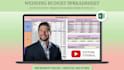 send a wedding budget expense planner excel spreadsheet