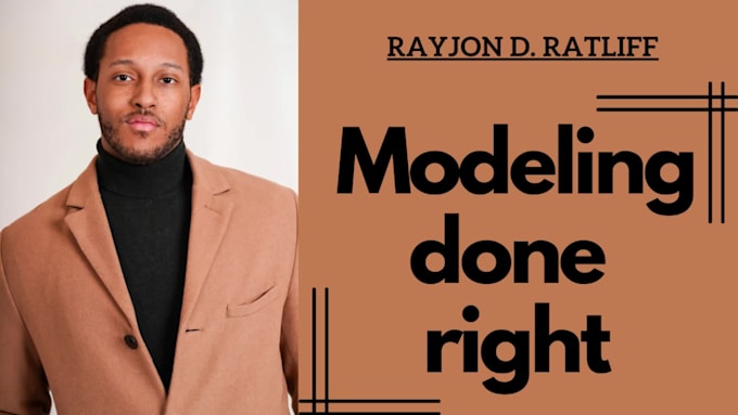 be your male model to promote your product or brand