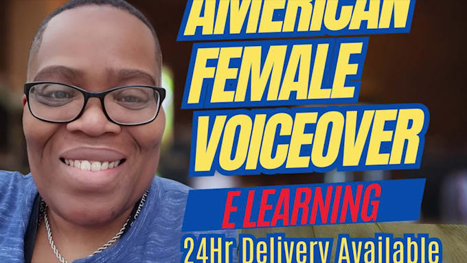 record an american female voiceover elearning