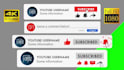 make custom subscribe, comment buttons