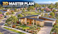 render 3d master plans, subdivisions and housing estate developments