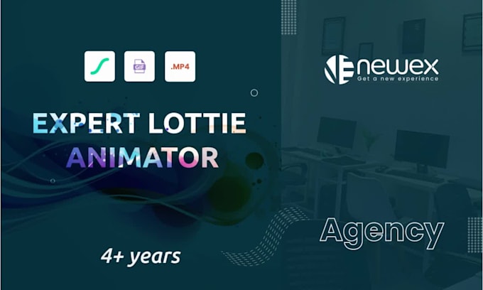 do 2d lottie json or GIF and web animation