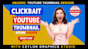 design amazing youtube thumbnail
