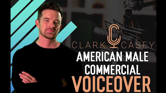 record conversational american male voiceover for commercials