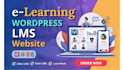build an lms, elearning, educational or course website in wordpress