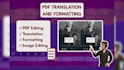translate and format your english or spanish PDF or document