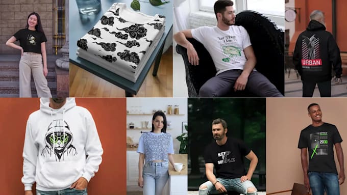 do amazing, realistic HD, 3d clothing and apparel mockups for any business