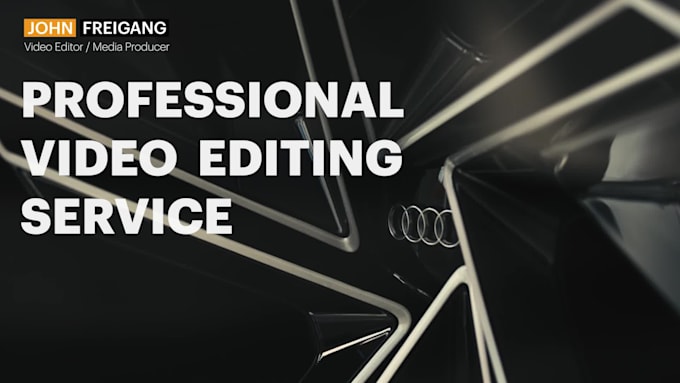 provide a highend professional video editing service