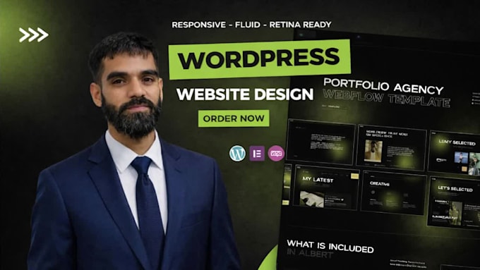 do wordpress website, custom wordpress website, business website
