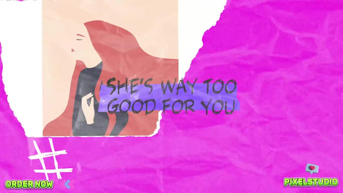 create a professional animated lyric video for your song