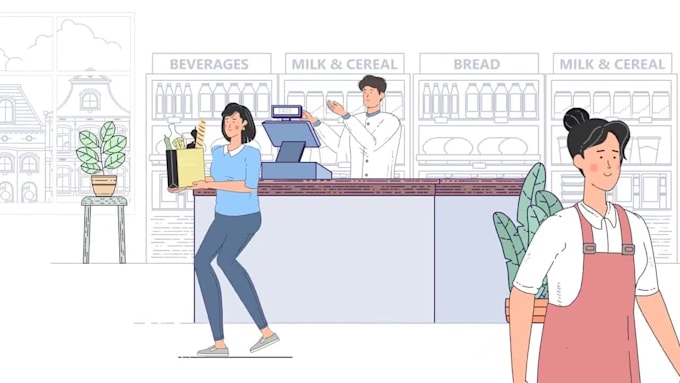 create a custom explainer video animation for your business