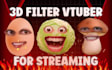 make 3d avatar ar vtuber filter for lens studio and streaming like burnt peanut