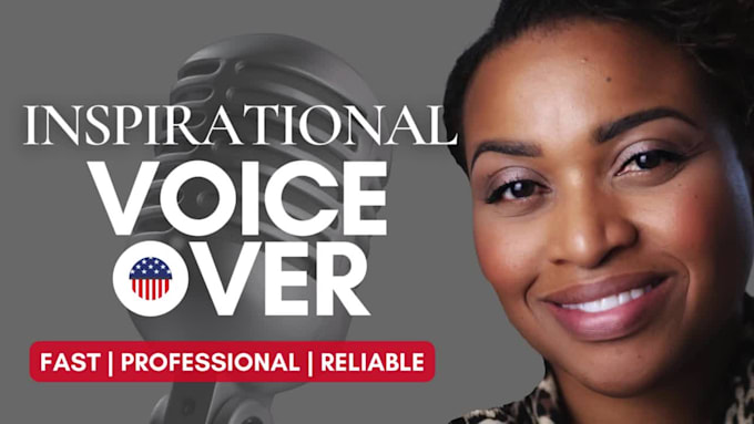 record inspirational voice over