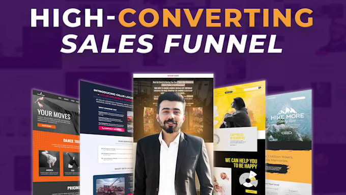 build your sales funnel in clickfunnels, gohighlevel, kartra