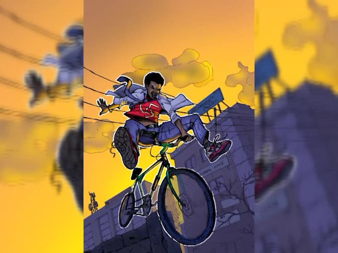 create your comic book page and illustration