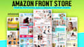 design professional amazon store front, brand store design