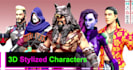 do a stylized 3d game character