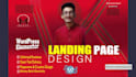 design wordpress landing page with elementor