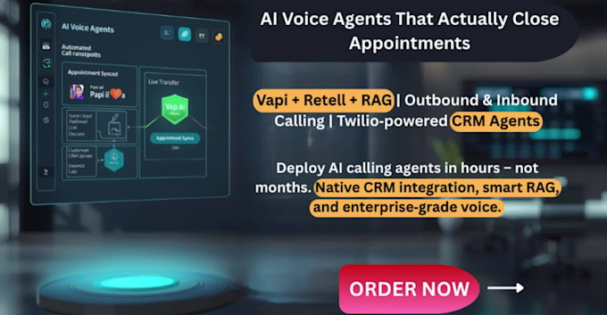 automated ai voice agent for inbound outbound calling using rag, retell ai, vapi