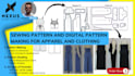 professional sewing pattern design, digital pattern making for fashion clothing