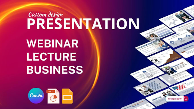 create webinar, lecture, business powerpoint presentations