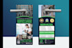design door hanger, rackcard, dl flyer