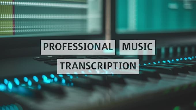 transcribe any music to score, sheet music or midi