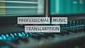 transcribe any music to score, sheet music or midi