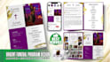 design urgent funeral obituary memorial program booklet 2hrs