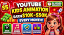 create best 2d kids learning videos for youtube