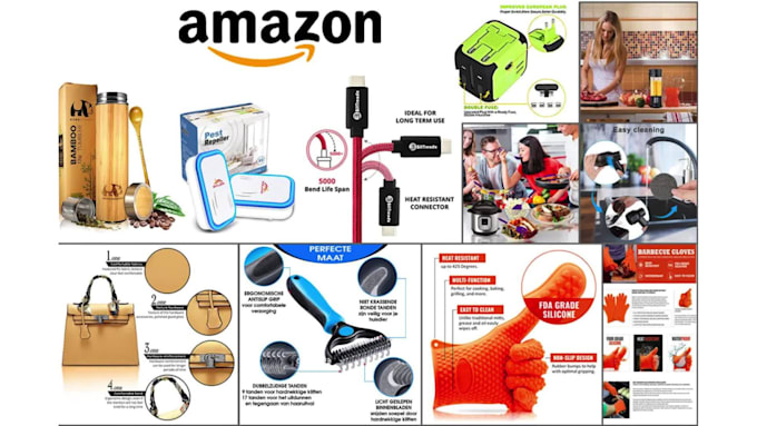 design amazon product listing images, amazon infographic and a plus content