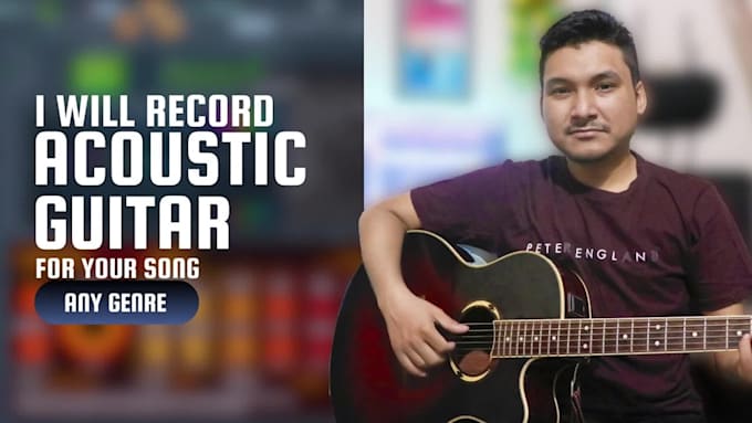 record acoustic guitar for your song