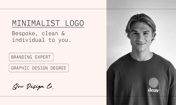 create a bespoke minimalist logo for your business