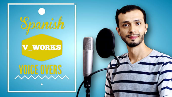 record a male voice in spanish, pro voice over
