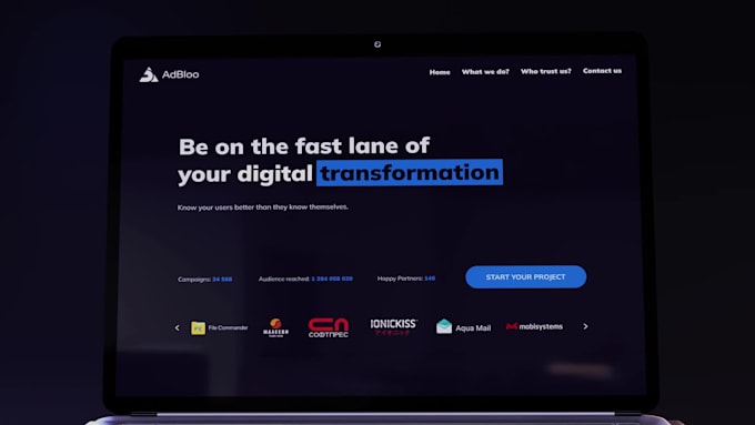 design website or landing page UI UX design